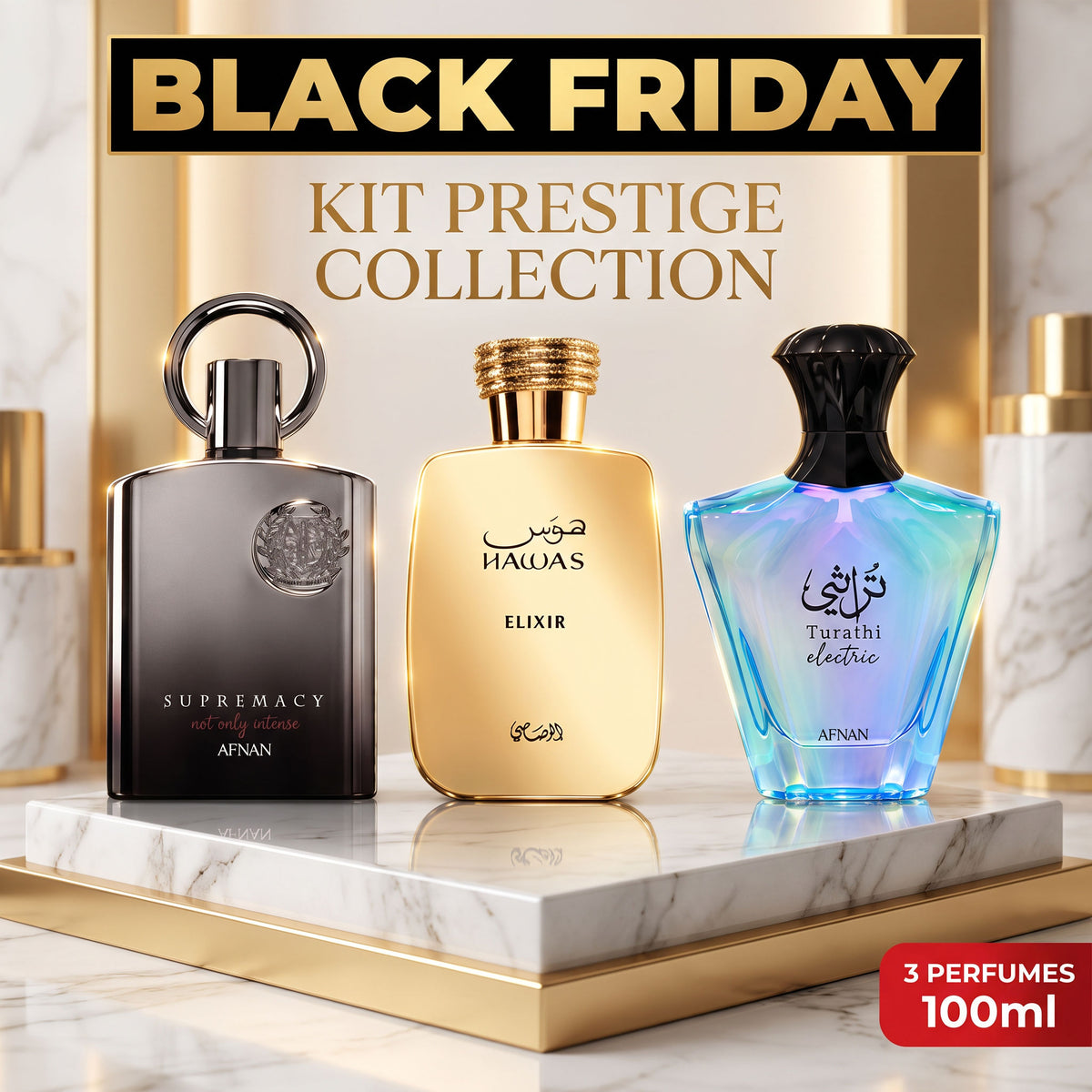 Black Friday kit perfumes árabes