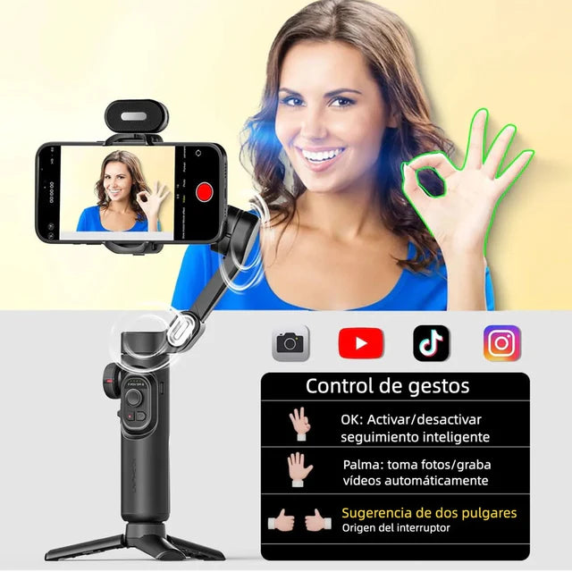 TRIPODE SOPORTE EXTENSIBLE ORIGINAL con Control Bluetooth – Fotos y Videos Estables a Distancia