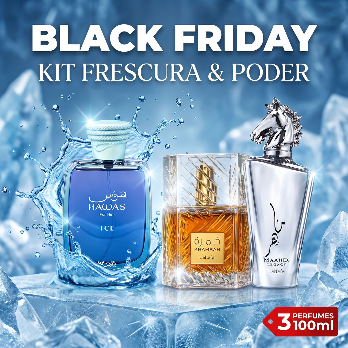 Black Friday kit perfumes árabes