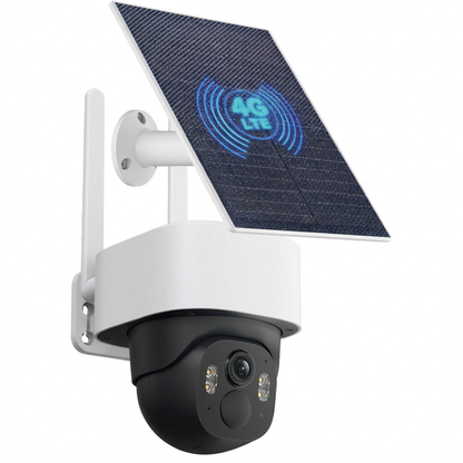 Cámara de Seguridad Panorámica 4G para Exterior | Visión 360° y Nocturna G