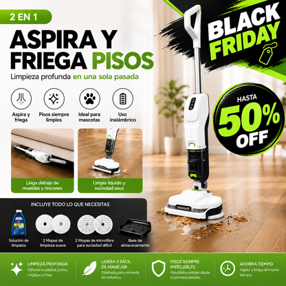 BLACK FRIDAY - BISSELL Aspiradora Inalámbrica 2 en 1 | Superligera y Portátil