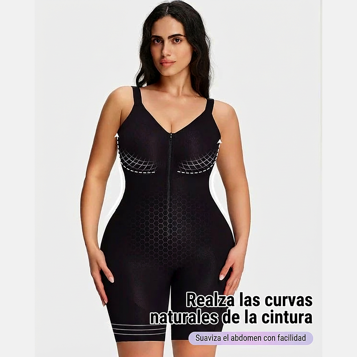 Faja Easy Slide Body Entero - Control Abdomen y Efecto Push Up